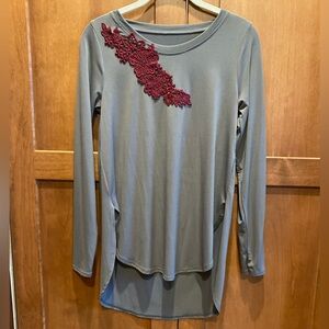 Flowy dance long sleeve shirt